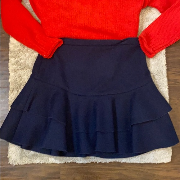 J. Crew Flounce skirt in bonded wool - Picture 2 of 8